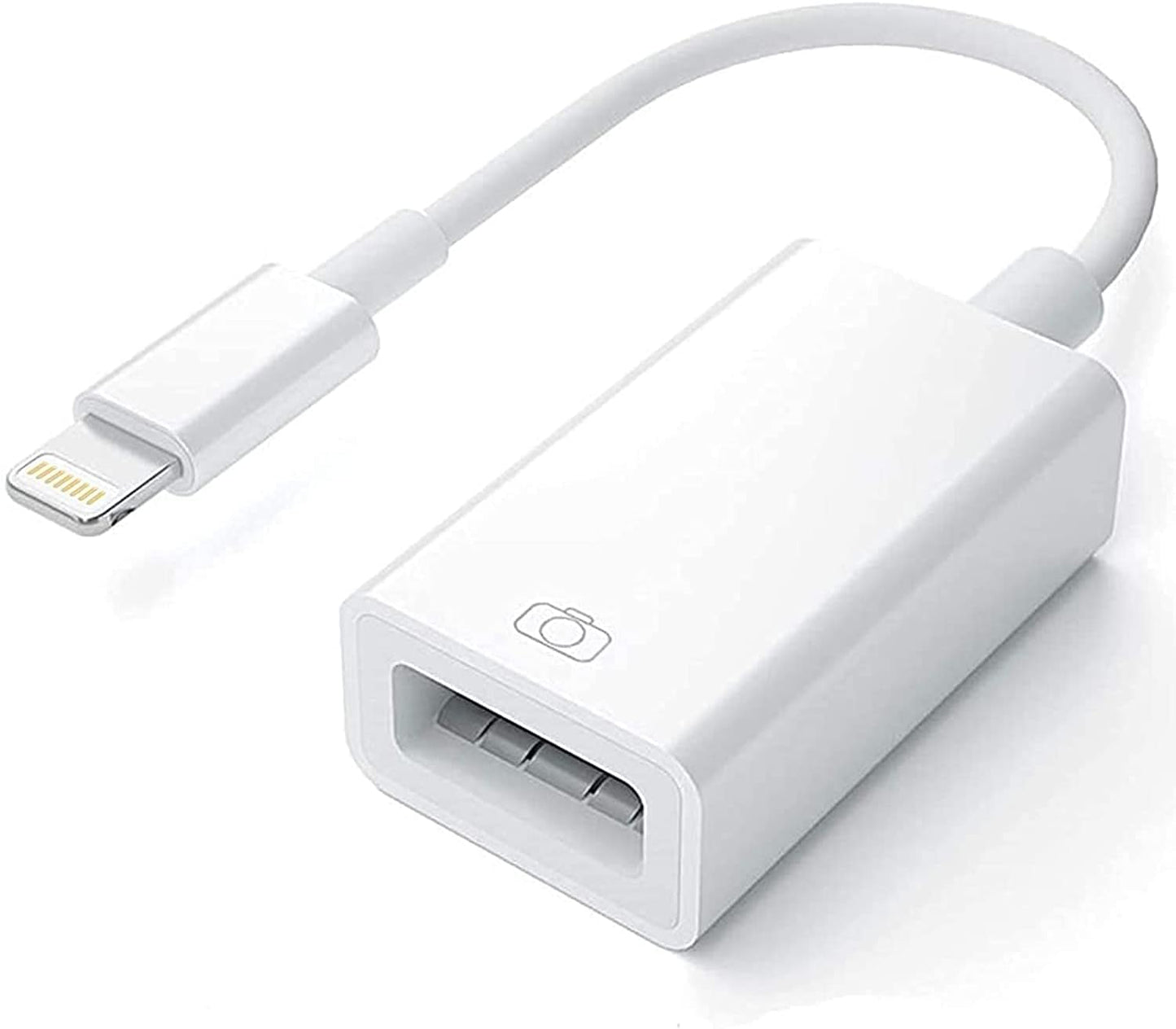 USB Adapter for Phone & Tablet | Lightning/Type-C to USB-A Converter Cable | Plug-and-Play External Device Connector