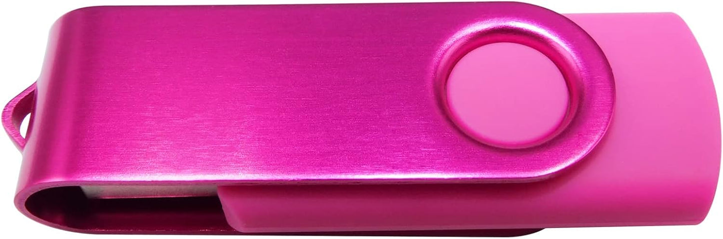 128MB Swivel USB Flash Drive | Mini USB & Type-C Dual Interface Memory Stick | Portable Small-Capacity Data Storage