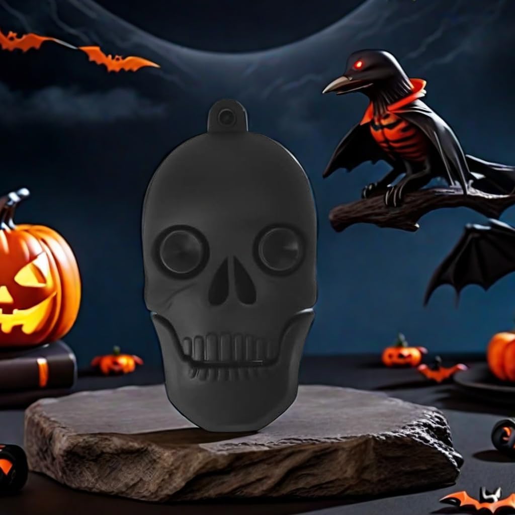 Skull-Shaped USB Flash Drive | Creative Silicone Protective Cover | High-Speed Portable Storage