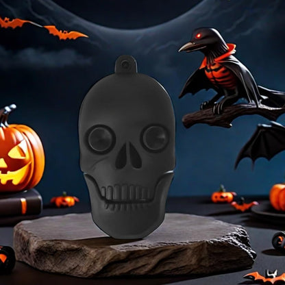 Skull-Shaped USB Flash Drive | Creative Silicone Protective Cover | High-Speed Portable Storage