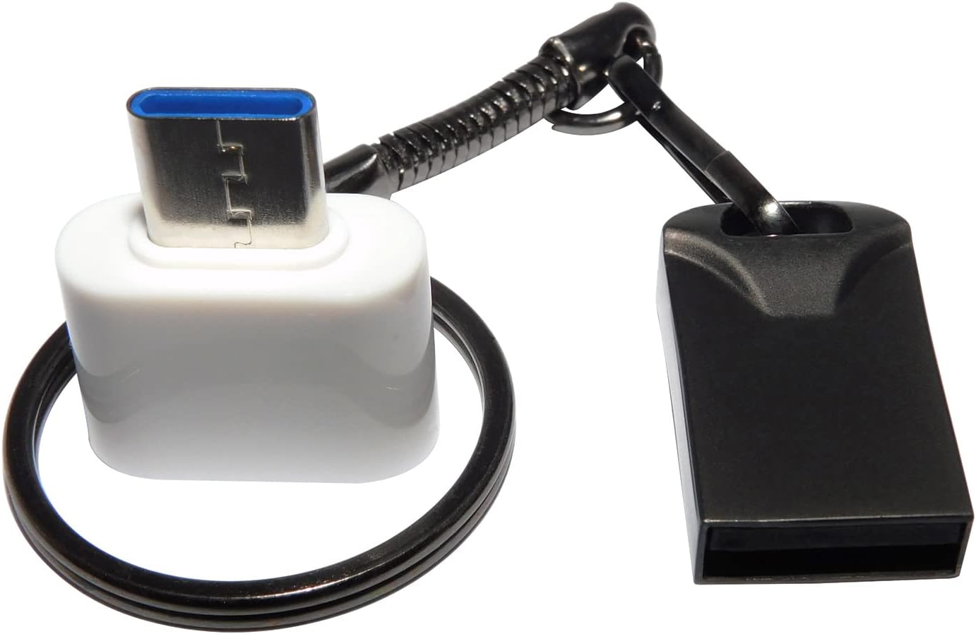 Mini Metal USB Flash Drive 2-Pack | Portable Keychain Design | USB Storage Device