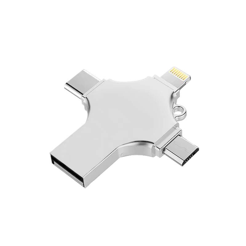 128GB Metal USB Flash Drive | USB 3.0 High-Speed Waterproof Memory Stick | Portable Data Storage Device