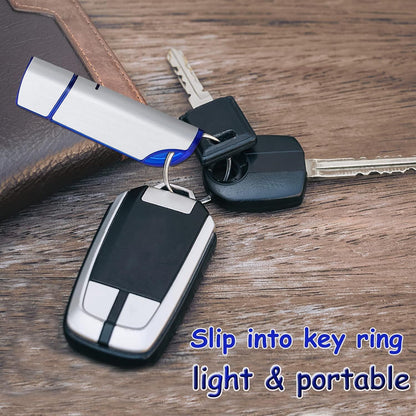 32GB USB 2.0 Flash Drive | Metal Swivel USB Memory Stick with Keychain Loop | Portable Thumb Drive for Laptop, PC, Car Audio & Smart TV